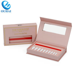 En gros <span class=keywords><strong>De</strong></span> Luxe Logo Personnalisé Presson Appuyez Sur Vide <span class=keywords><strong>Faux</strong></span> <span class=keywords><strong>Faux</strong></span> Ongles Boîte D'emballage Boîte Pour Longs Ongles Artificiels - Product Image 1