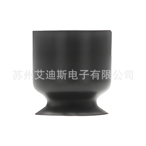 Vaso de Vacío Estándar de Una Sola Capa con Tapa de Rosca WEM01 02 15, Sellos Industriales de Silicona Negra - Product Image 2