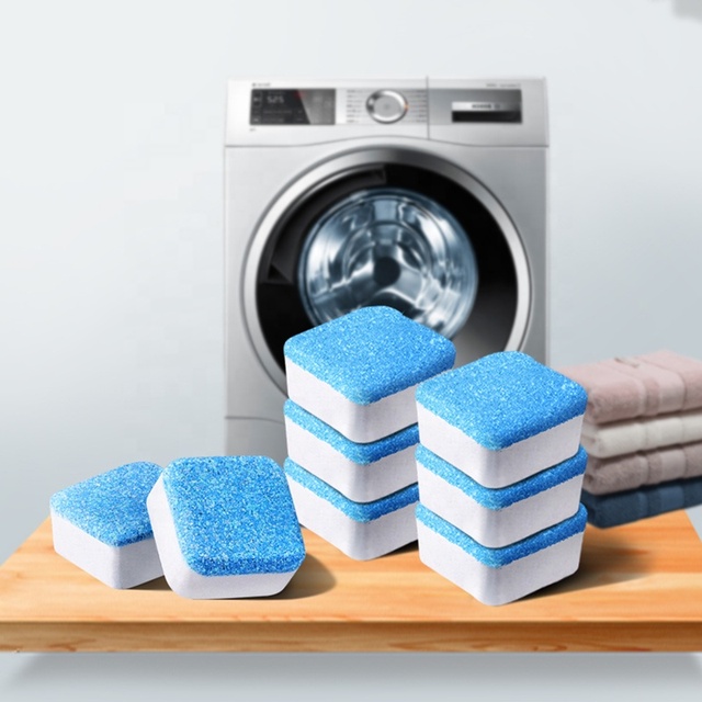 OEM Effervescent Tablet Washing Machine Cleaner Solid Detergent Laundry Washer Cleaning Block
