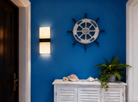 Lampu Dinding Akrilik LED Gaya Nordik untuk Interior, Cahaya Hangat untuk Dekorasi Kamar Tidur Modern, Restoran, Hotel-5CCT