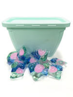 Lessives en capsules écologiques jetables à haute teneur en tensioactifs, 3-en-1, parfum et couleurs personnalisables, pour le linge toute saison