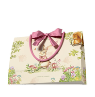 Sacs cadeaux personnalisés DAMAI en papier, jetables/durables, pour Pâques, motif carotte et lapin, design forêt féerique, souvenirs personnalisés