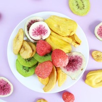 Gevriesdroogde mangoplakjes en vijgen Zoete bewaarde fruitsnacks in hele kubusvorm vacuümpak Bulkopties beschikbaar