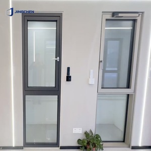 Fenêtre à battant en aluminium à rupture de pont thermique étroite, <span class=keywords><strong>double</strong></span> <span class=keywords><strong>vitrage</strong></span> Low-E, insonorisée, coulissante, certifiée Energy Star, garantie 5 ans - Product Image 1