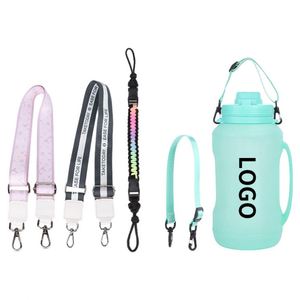 Bouteille d'eau pliable en silicone avec paille pour adultes, livraison rapide - Product Image 5