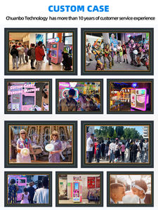 Machine intelligente entièrement automatique pour la fabrication de bonbons, avec paiement par jeton, carte bancaire, carte de crédit, code QR, carte de débit, rose, équipement commercial à vendre - Product Image 5