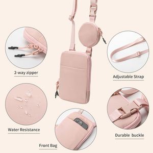 Riñonera Deportiva Casual de Nailon Personalizada para Exteriores, Bolsa Impermeable con Cremallera para Teléfono Móvil, Bandolera Cruzada - Product Image 4