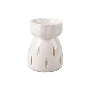 Keramik Tealight Holder Pembakar Minyak Esensial Aromaterapi Lilin Lilin Aroma Hangat Penghangat Lilin Murah