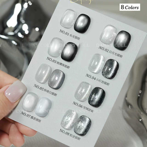 Wholesale 8 Colors 15ml UV Cat Eye <b>Gel</b> Polish <b>Set</b> Magnetic Soak Off <b>Nail</b> <b>Gel</b> for Salon Shop Supplies - Product Image 2
