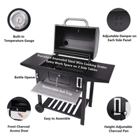 Mode un grand intérieur portable électrique brésilien charbon de bois pliant barbecues et fumeur barbecue grill mini
