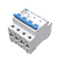 Interruptor automático miniatura (MCB) de corriente continua TOMZN 4P DC 1000V, 3A 6A 10A 16A 20A 25A 32A 40A 50A 63A para sistema solar fotovoltaico.