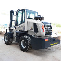 Livraison d'usine Chariot élévateur tout-terrain 4x4 3 tonnes 4 tonnes 5 tonnes Bonne qualité Chariot élévateur tout-terrain 3,5 tonnes Diesel