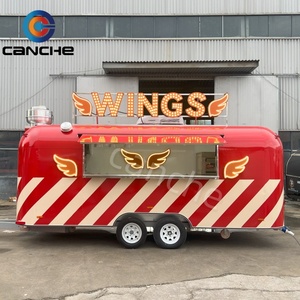Mobile Food <b>Trailers</b> Fully Equipped Stainless Steel Multifunctional Hot Selling Food <b>Truck</b> <b>Commercial</b> Kitchen Fast Food Snack - Product Image 1