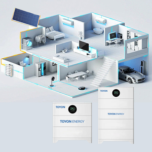 Batería de Almacenamiento de Energía Solar para el Hogar, Apilable, de Ciclo Largo, 100Ah 200Ah 51.2v, con Onda Sinusoidal Pura de 48V TY5000U - Product Image 2