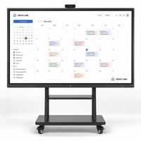 Écran interactif plat de 65 pouces pour la télémédecine, consultation vidéo, affichage hospitalier