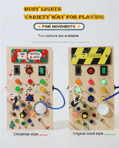 Juguete Educativo de Madera <span class=keywords><strong>Montessori</strong></span> con Luces LED y Música para Niños Pequeños, Gran Venta - Product Image 2