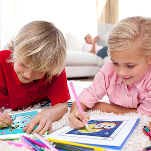 Kits de <span class=keywords><strong>peinture</strong></span> de diamant <span class=keywords><strong>licorne</strong></span> avec numéros, pour enfants, dessin animé arc-en-ciel, meilleur cadeau, décor mural pour la maison - Product Image 5