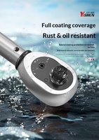 Clé dynamométrique à cliquet réglable de précision de qualité industrielle OEM, 1/2 pouce, 20-210 Nm, pour l'entretien mécanique
