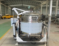 Cuisinière à vapeur industrielle électrique et à gaz, autocuiseur à vapeur pour la transformation alimentaire (poulet, bœuf, légumes)