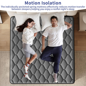 Colchón Comprimido en Caja, Ecológico, Híbrido de Espuma Viscoelástica, 30 cm de Grosor, Funda de Algodón Transpirable y Refrescante para Dormitorio u Hotel - Product Image 3