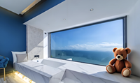 Fenêtre de balcon en alliage d'aluminium sur mesure, silencieuse, insonorisée, protection solaire, anti-infiltration d'eau, anti-chute de verre, villa, cuisine