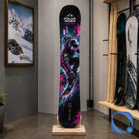Snowboard Eco Twin Direction à faible consommation d'énergie pour les skieurs adultes tout-terrain avec noyau en bois de peuplier et renfort en fibre de carbone