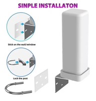 Antenne de télévision numérique extérieure 39dBi amplificateur de signal à distance 4K 1080P canal HDTV gratuit ATSC DVB-T antenne ISDB-T DMB-T