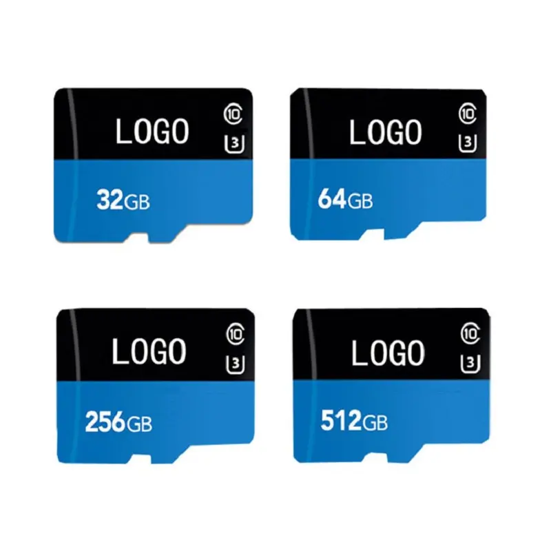 Wholesale customized 8GB 16GB memory cards 32 gb 64gb 128gb for MP3 GPS Camera mobile phones