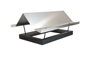 Chapeau <span class=keywords><strong>de</strong></span> cheminée rectangulaire en acier inoxydable naturel amovible, prix d'usine, design réglable pour béton et tuiles en terre cuite, en vente - Product Image 1