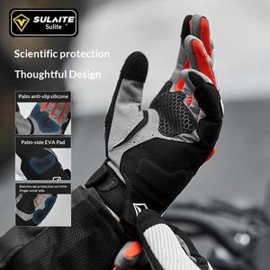 Gants de <span class=keywords><strong>moto</strong></span> respirants et résistants à l'usure avec écran tactile, personnalisables OEM/ODM, <span class=keywords><strong>prix</strong></span> usine, pour la conduite estivale - Product Image 3