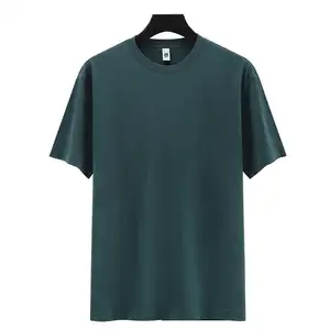 ZH 2023 उच्च गुणवत्ता 100% कपास भारी शर्ट कपास टीशर्ट थोक थोक 30 रंग 7 आकार चुनने के लिए भारी टीशर्ट