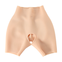 Shorts en Silicone pour femmes 0.7cm Fesse en Silicone Souple Grande Taille Shapers Shapewear Bbl Faux Butt Lifter Panty Natural Bum Enhancer