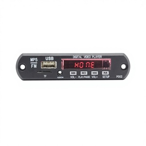 Módulo Reproductor <span class=keywords><strong>MP4</strong></span>/MP5 para Coche con Placa Base de Altavoz de Video HD 1080P, Reproductor Inalámbrico USB de Plástico 5.0, Decodificador MP3 MP5 - Product Image 3