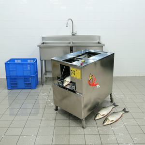 Máquina Desescamadora de Pescado Totalmente Automática de Acero Inoxidable con Cepillo Giratorio para Restaurantes y Fábricas - Product Image 1