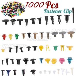500/1000 Pièces Mixtes de Fixations Automobiles, Clips de Pare-chocs, Rivets de Retenue, Fixations de Panneaux de Porte, Universels pour Toutes les Voitures - Product Image 2