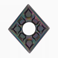 Plaquettes de tournage en carbure dur BEGUNTOOL TNMG/WNMG/CNMG/VNMG/CCMT/DNMG 65HRC avec revêtement 7 couleurs pour outils de coupe CNC