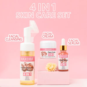 Prix bas Ensemble de soins 4IN1Skin Biologique 100% Vitamine C Marque privée Meilleur blanchissant, éclaircissant, hydratant, <span class=keywords><strong>Crème</strong></span> réparatrice pour le <span class=keywords><strong>visage</strong></span> - Product Image 2