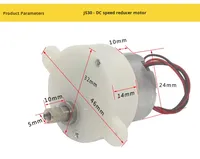 Moteur à réduction silencieux 300, DC12V 7,5 tr/min, 6V 5 tr/min, vitesse lente, éclairage de scène, moteur ciel étoilé, marque étrangère, autre