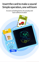Tableau d'écriture LCD pour enfants carte Machine à dessiner carte Insertion Graffiti planche à dessin Puzzle Machine tout-en-un