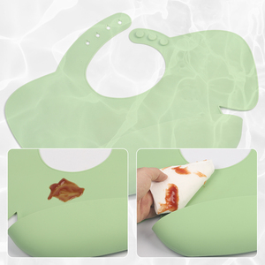 Babero <span class=keywords><strong>de</strong></span> Silicona para Bebé, Diseño <span class=keywords><strong>de</strong></span> Elefante, Unisex, para Niños Pequeños, Completamente Impermeable, Duradero, Libre <span class=keywords><strong>de</strong></span> BPA, Manual - Product Image 6