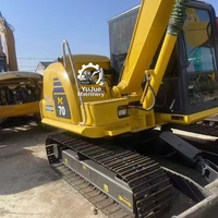 Komatsu Pc70 d'occasion excavateur Pc70-8 Pc 75 75-2 75-3 excavateur d'occasion importé du Japon sur chenilles pour terrassement