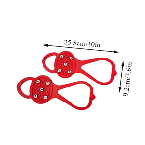 <span class=keywords><strong>Crampons</strong></span> antidérapants unisexes à 5 dents pour chaussures, <span class=keywords><strong>crampons</strong></span> à picots pour la neige, couvre-chaussures antidérapants pour l'escalade et la randonnée - Product Image 6