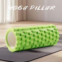 Rodillos de Espuma para Yoga de Alta Calidad, Antideslizantes, Duraderos, con Eje Hueco, Firmeza Media, Logotipo Personalizado, Masaje Muscular, Gran Venta