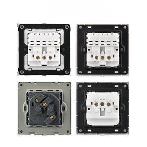 EU Luxury Design Wall Light <strong>Switch</strong> <strong>1</strong> <strong>Gang</strong> One <strong>Way</strong> Two <strong>Way</strong> Three <strong>Way</strong> White Black Grey Gold PC Panel <strong>Switch</strong> - Product Image 6