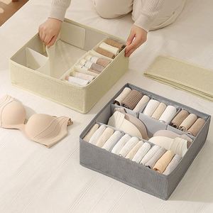 Foldable Underwear <b>Storage</b> <b>Box</b> High Quality Adjustable Compartment <b>Storage</b> <b>Box</b> Drawer Wardrobe Clothes Organizer - Product Image 1