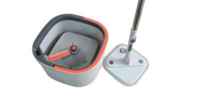 Nouvelle serpillière rotative avec essoreuse et seau pour nettoyer les sols et les fenêtres - Product Image 4