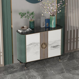 Nuevo estilo chino ligero estilo <span class=keywords><strong>de</strong></span> lujo entrada gabinete puerta pasillo gabinete sala <span class=keywords><strong>de</strong></span> estar Zen pintado a mano losa <span class=keywords><strong>de</strong></span> roca gabinete <span class=keywords><strong>de</strong></span> comedor - Product Image 1
