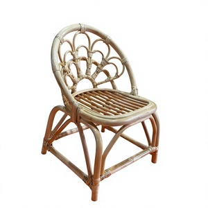 Rattan <b>Garden</b> <b>Chair</b> for Kids Outdoor Furniture Rustic Design Tapered Leg Durable Hard Floor Use Kids Furniture - Product Image 1