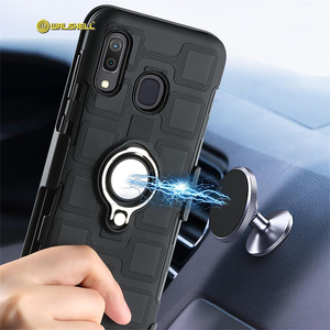 Étui de téléphone hybride 3 en 1 avec <span class=keywords><strong>coque</strong></span> <span class=keywords><strong>rigide</strong></span>, béquille, clip ceinture, protection PC et TPU pour <span class=keywords><strong>Samsung</strong></span> A30 avec support voiture - Product Image 4