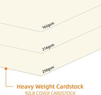 Fourniture d'usine OEM de papier cartonné ivoire papier d'art 250 Gsm épais et lisse poids lourd format A4 papier cartonné pour anniversaire de bricolage